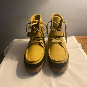 Men's Beverly Hills Polo Club Light Brown Lace Up Boots Size 7